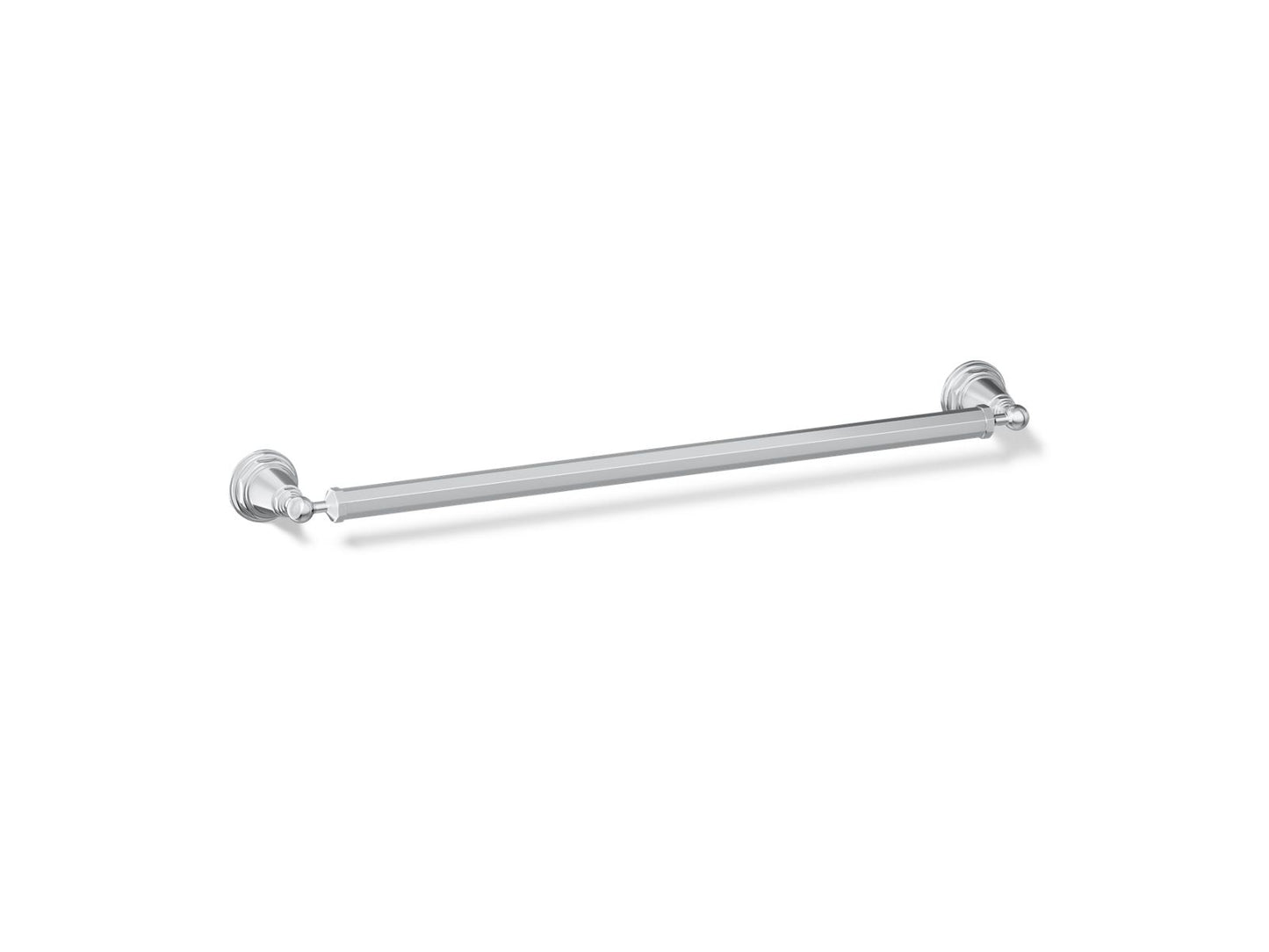 KOHLER K-13109-CP Pinstripe 24" towel bar - Polished Chrome
