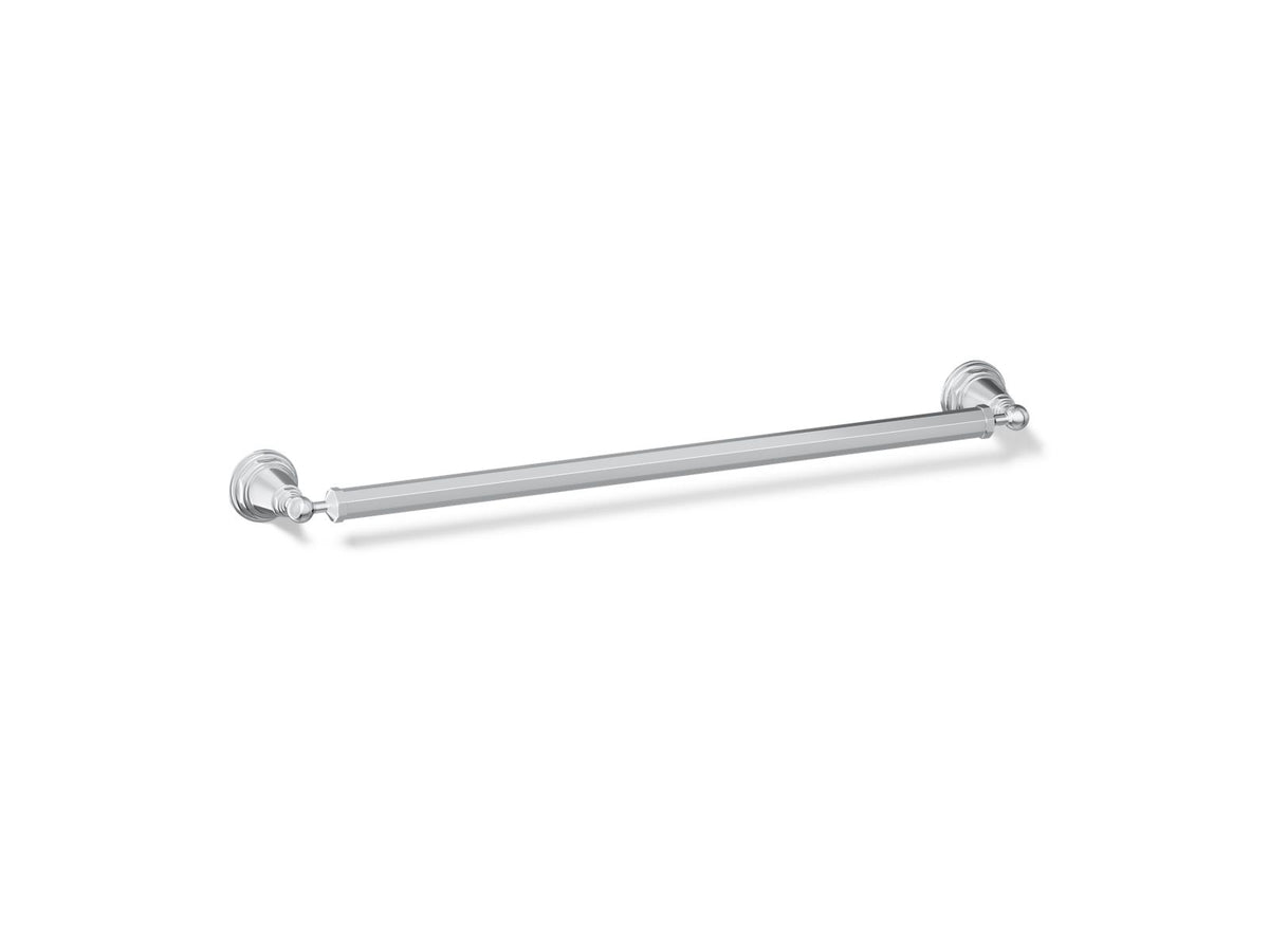 KOHLER K-13109-CP Pinstripe 24" Towel Bar - Polished Chrome