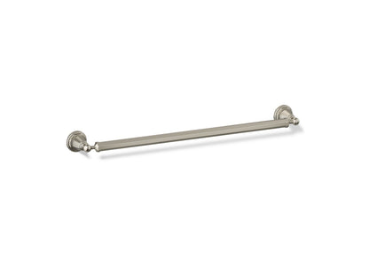 KOHLER K-13109-SN Pinstripe 24" towel bar - Vibrant Polished Nickel