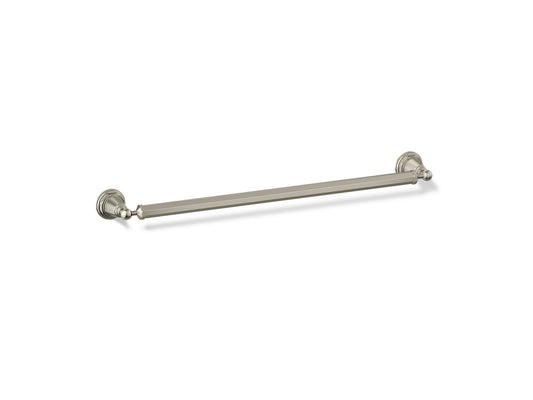 KOHLER K-13109-SN Pinstripe 24" towel bar - Vibrant Polished Nickel
