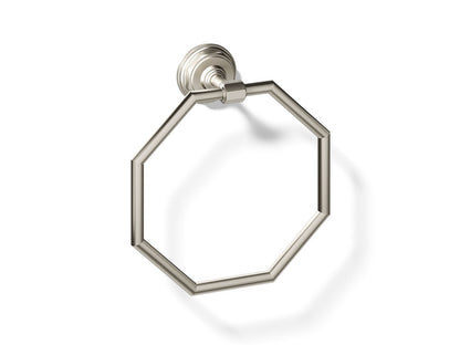 KOHLER K-13112-BN Pinstripe Towel ring - Vibrant Brushed Nickel
