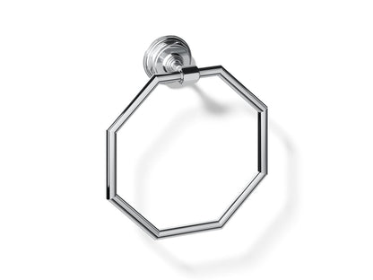 KOHLER K-13112-CP Pinstripe Towel ring - Polished Chrome