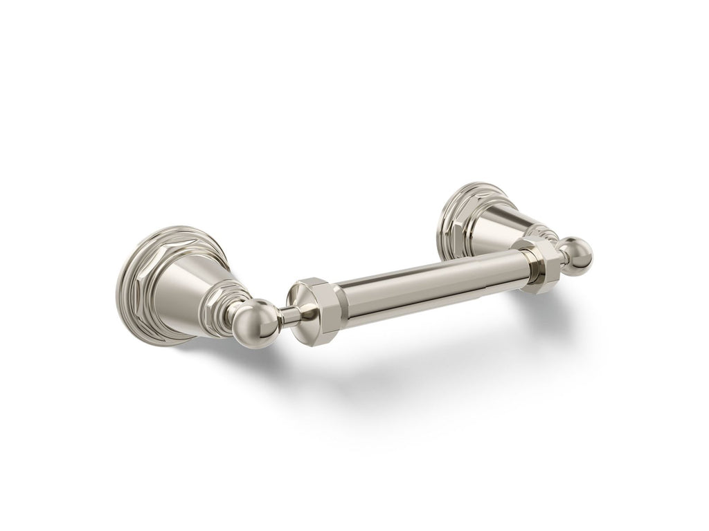 KOHLER K-13114-SN Pinstripe Toilet Paper Holder - Vibrant Polished Nickel