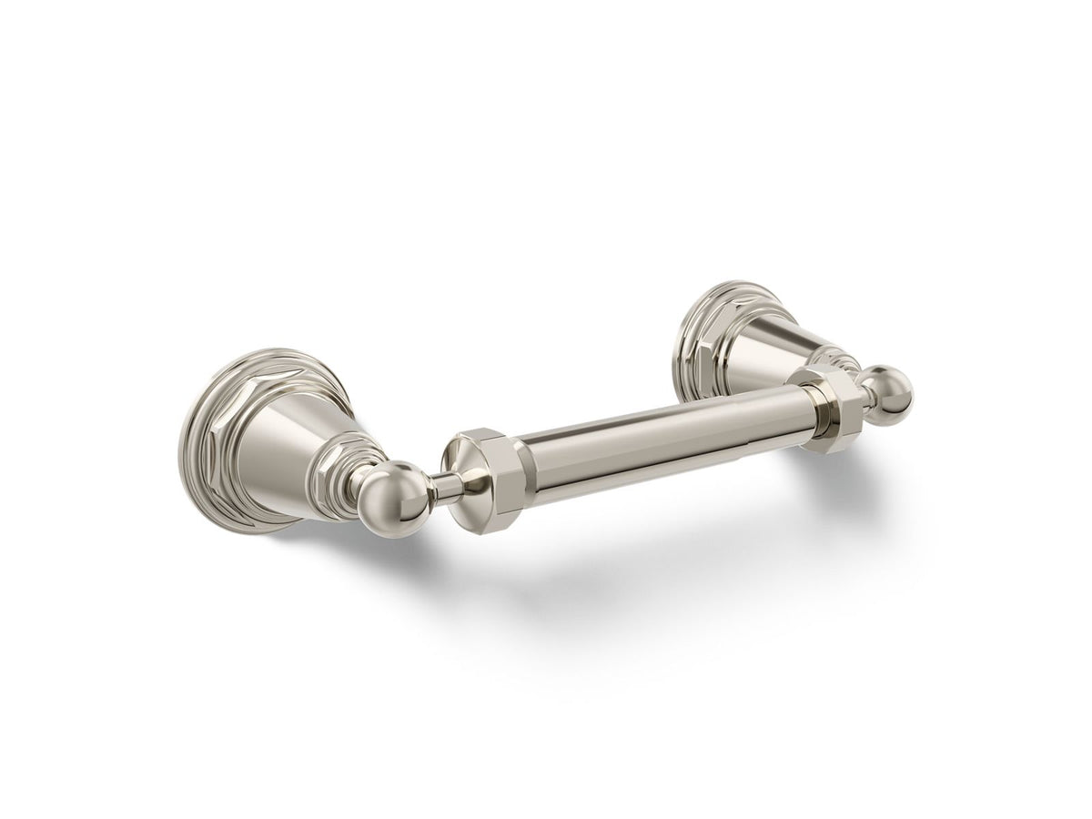 KOHLER K-13114-SN Pinstripe Toilet Paper Holder - Vibrant Polished Nickel