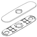 KOHLER Escutcheon Kit - Vibrant Brushed Moderne Brass, K-1312702-2MB