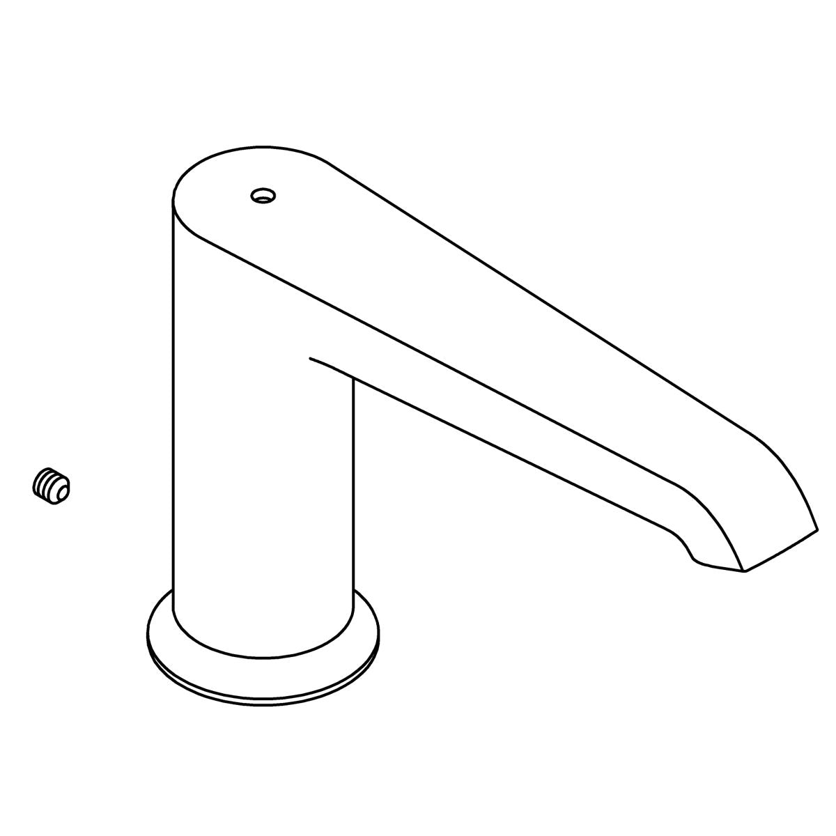 KOHLER Spout Assembly - Matte Black, K-1313845-BL