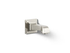 KOHLER K-13139-A-SN Pinstripe Pure Wall-Mount Bath Spout - Vibrant Polished Nickel