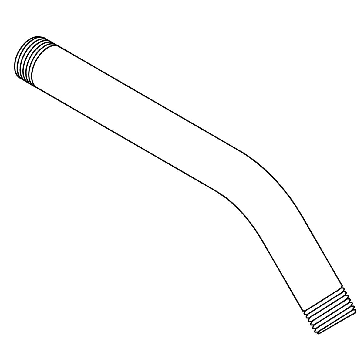 KOHLER Shower Arm - Vibrant Brushed Moderne Brass, K-1314149-2MB