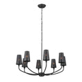 KICHLER 52509BK Adeena Chandelier 8 Light - Black