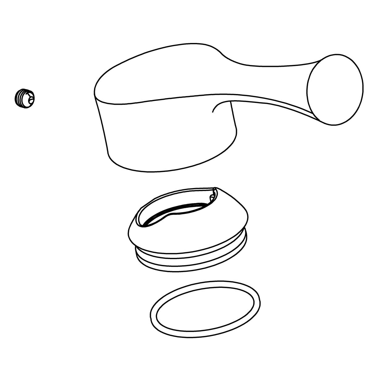 KOHLER Handle, Lever, Kit - Vibrant Brushed Nickel, K-1316176-BN