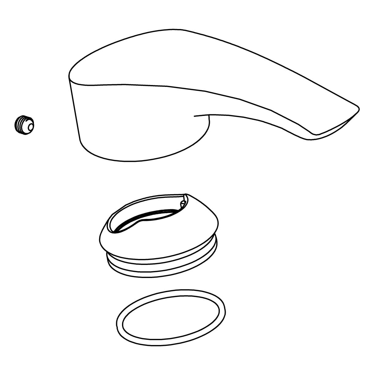 KOHLER Handle, Lever, Kit - Vibrant Brushed Nickel, K-1316179-BN