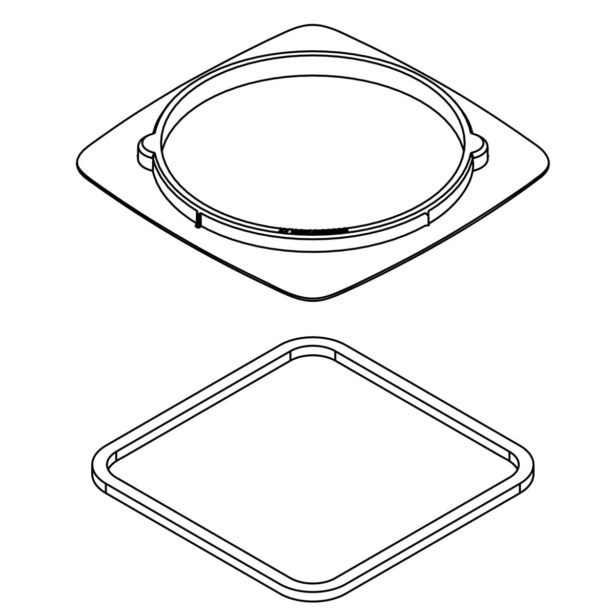 KOHLER Seal Plate, 1-Hole, Kit, K-1316181