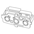 KOHLER Side Key Board Assembly, K-1316326