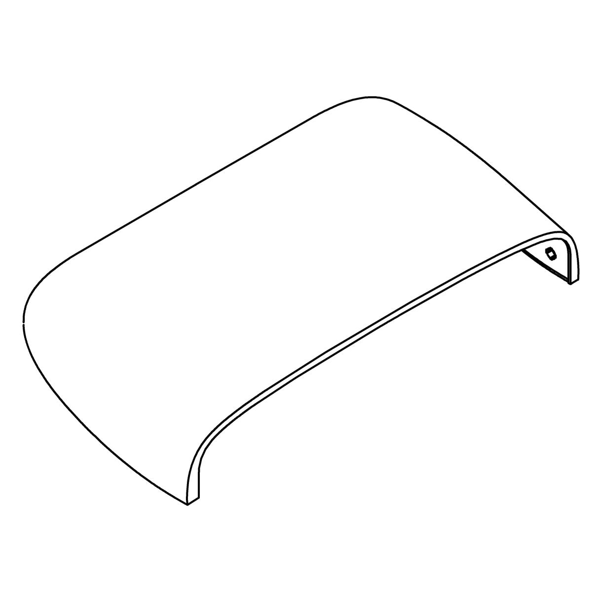 KOHLER Body Cover Asm White, K-1316922