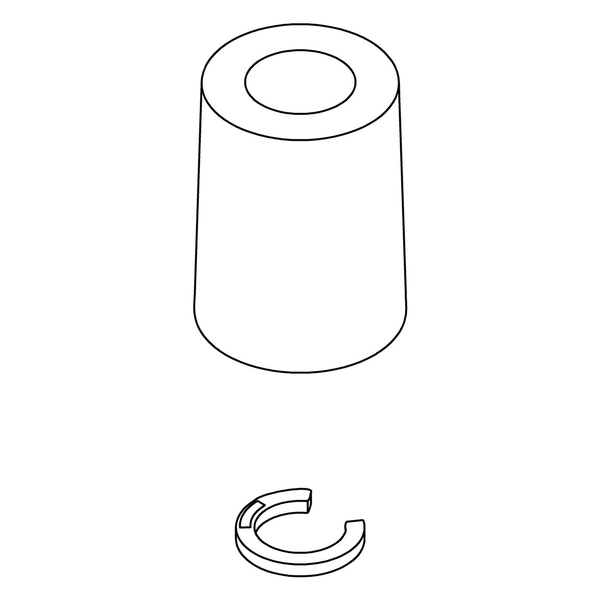 KOHLER Spray Nut Kit - Vibrant Stainless, K-1318261-VS