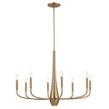 KICHLER 52526CPZ Deela 36 Inch 8 Light Chandelier In Champagne Bronze