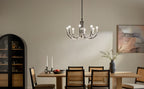 KICHLER 52550PN Odensa 29.25 Inch 8 Light Chandelier In Polished Nickel