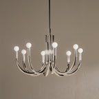 KICHLER 52550PN Odensa 29.25 Inch 8 Light Chandelier In Polished Nickel