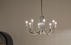 KICHLER 52550PN Odensa 29.25 Inch 8 Light Chandelier In Polished Nickel