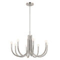 KICHLER 52550PN Odensa 29.25 Inch 8 Light Chandelier In Polished Nickel