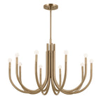 KICHLER 52551CPZ Odensa 40.25 Inch 10 Light Chandelier In Champagne Bronze