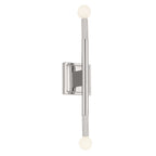 KICHLER 52556PN Odensa 17 Inch 2 Light Wall Sconce In Polished Nickel