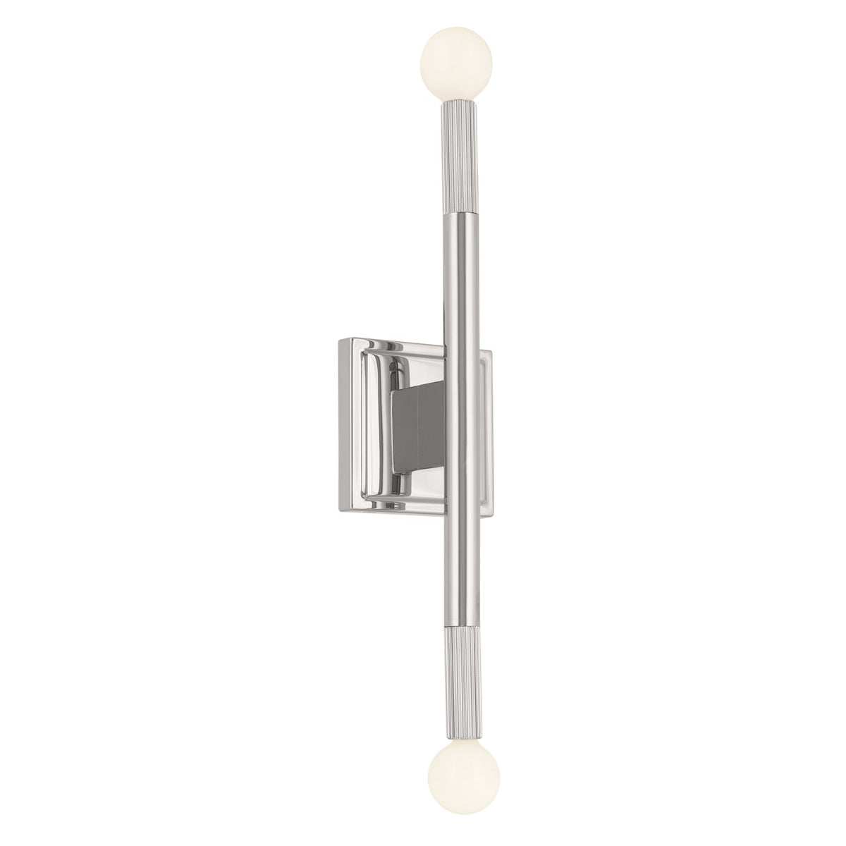 KICHLER 52556PN Odensa 17 Inch 2 Light Wall Sconce In Polished Nickel