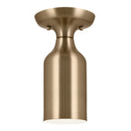 KICHLER 52598CPZ Sisu 9 Inch 1 Light Semi Flush In Champagne Bronze
