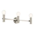 KICHLER 55157NI Torche 24.25 Inch 3 Light Vanity In Brushed Nickel