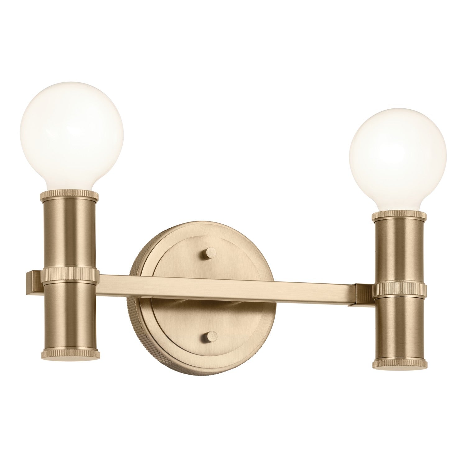 KICHLER 55158CPZ Torche 13 Inch 2 Light Vanity In Champagne Bronze