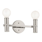 KICHLER 55158PN Torche 13 Inch 2 Light Vanity In Polished Nickel