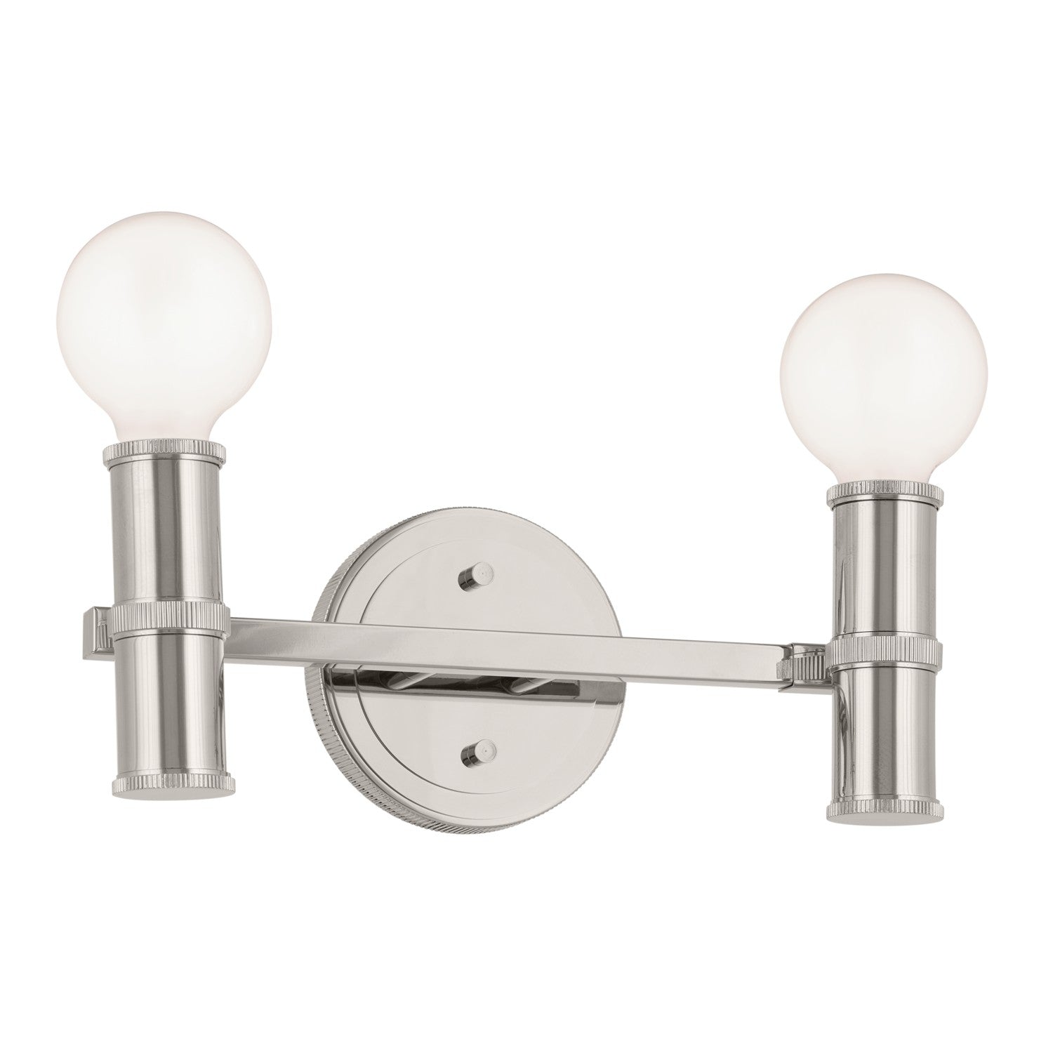 KICHLER 55158PN Torche 13 Inch 2 Light Vanity In Polished Nickel