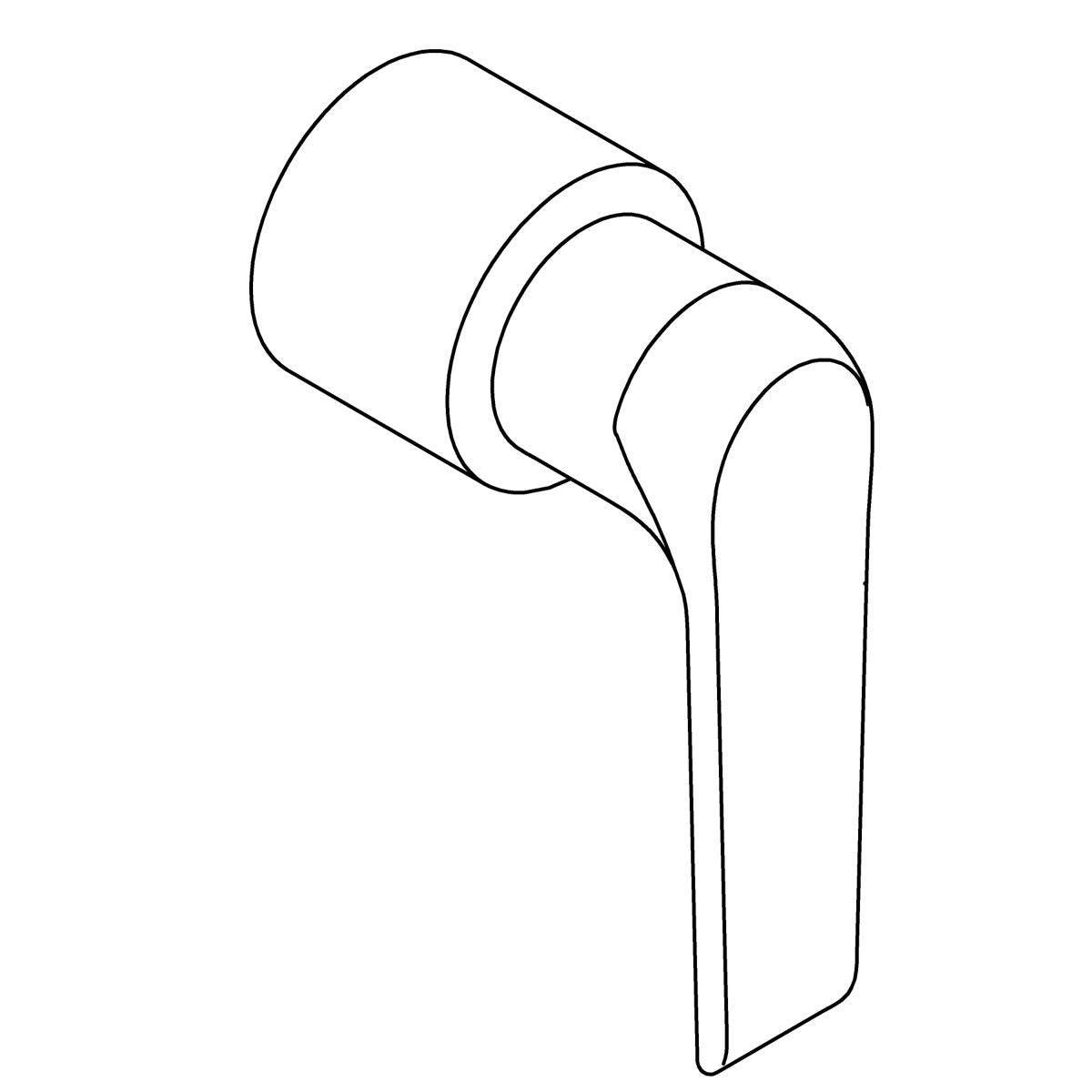 KOHLER Lever Handle Assembly - Matte Black, K-1321017-BL