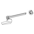 KOHLER Trip Lever Assembly - Polished Chrome, K-1321449-CP