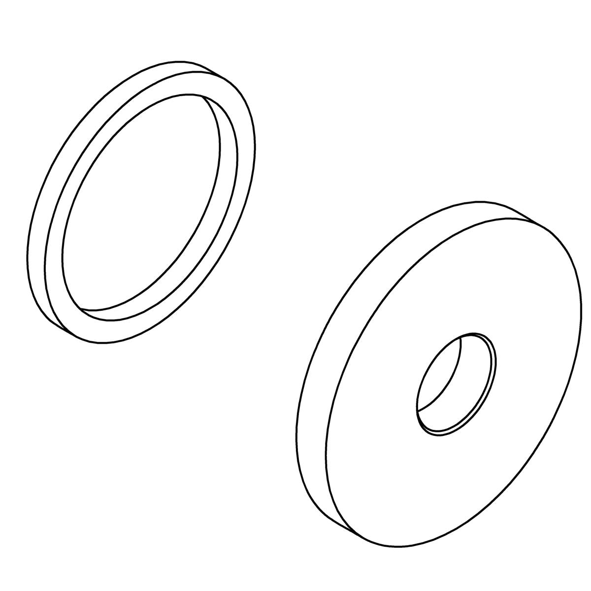 KOHLER Escutcheon Kit - Vibrant Brushed Nickel, K-1321734-BN