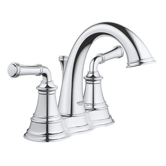 GROHE 20482000 Gloucester 4-inch Centerset 2-Handle Bathroom Faucet 1.2 GPM - Chrome