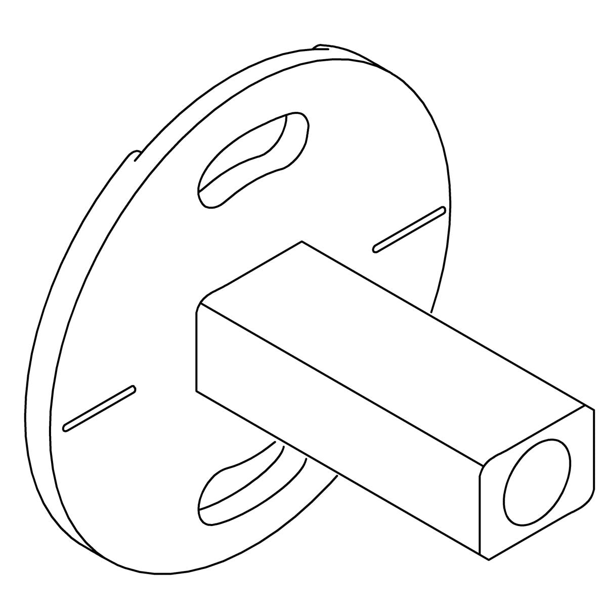 KOHLER Plate, Wall Mount, K-1325243