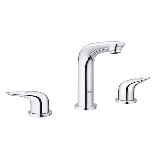 GROHE 20486003 Eurostyle 8-inch Widespread 2-Handle S-Size Bathroom Faucet 1.2 GPM - Chrome