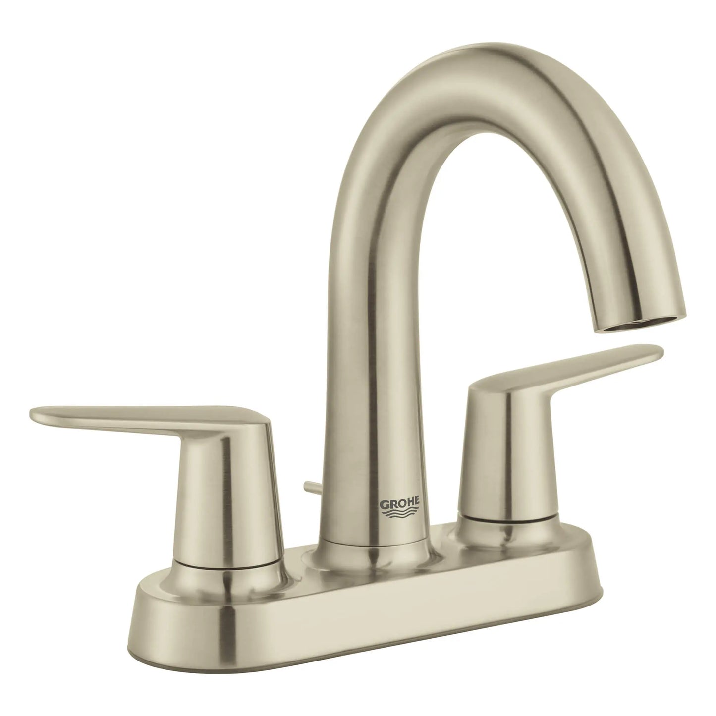 GROHE Veletto 2-handle 4" Centerset Bathroom Faucet, 1.2 GPM - Brushed Nickel, 20582EN0