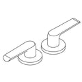 KOHLER Handle Assembly, Lever - Matte Black, K-1327233-BL