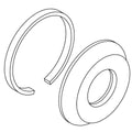KOHLER Escutcheon Kit - Matte Black, K-1327249-BL