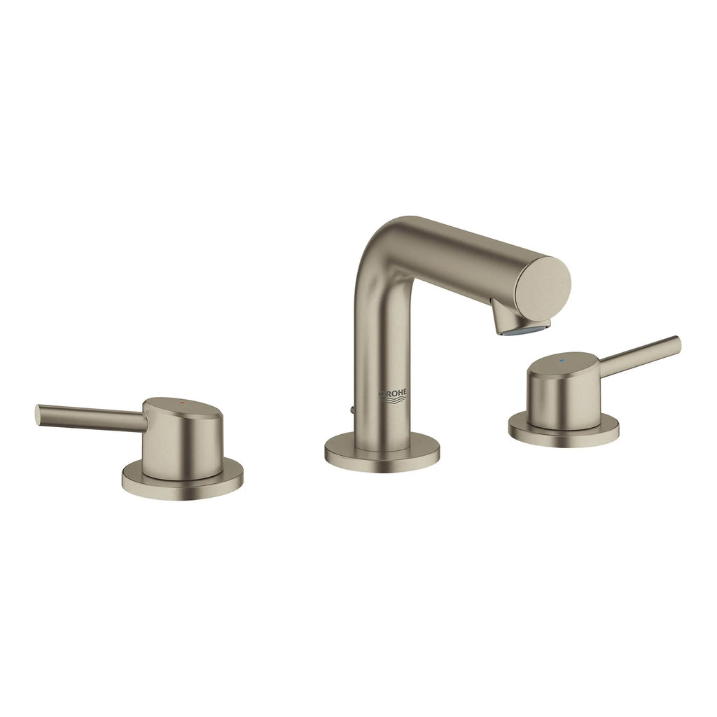 GROHE 20572EN1 Concetto 8-inch Widespread 2-Handle S-Size Bathroom Faucet, 1.2 GPM - Brushed Nickel