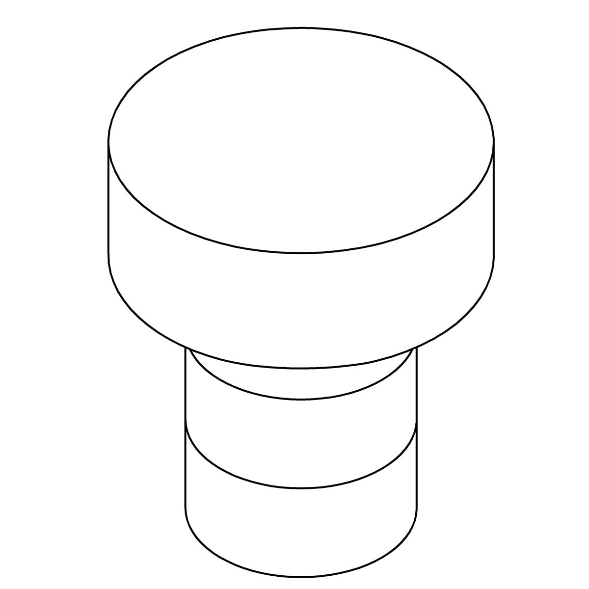 KOHLER Knob - Vibrant Brushed Nickel, K-1327565-BN