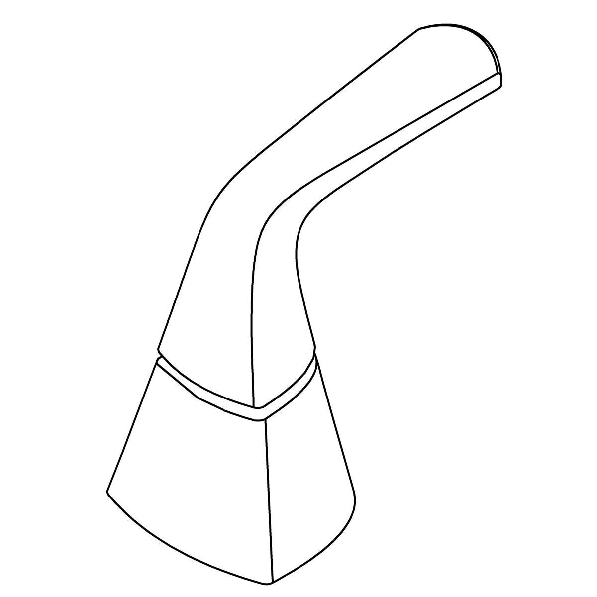 KOHLER Handle Assembly, Cold - Polished Chrome, K-1327856-CP