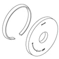 KOHLER Escutcheon Kit - Matte Black, K-1331561-BL