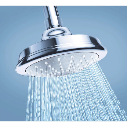 GROHE 28737000 Euphoria 5" Shower Head - 1 Spray, 2.5 gpm - Chrome