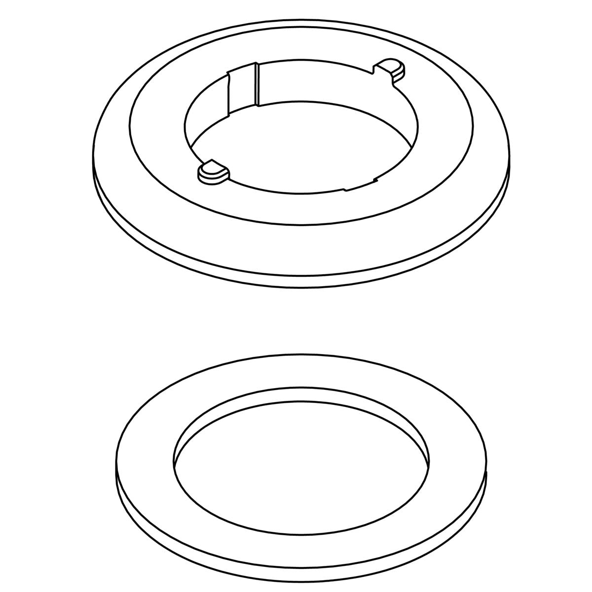 KOHLER Escutcheon Ring Kit - Vibrant Stainless, K-1335452-VS