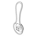 KOHLER Handle Kit - Vibrant Brushed Moderne Brass, K-1335468-2MB