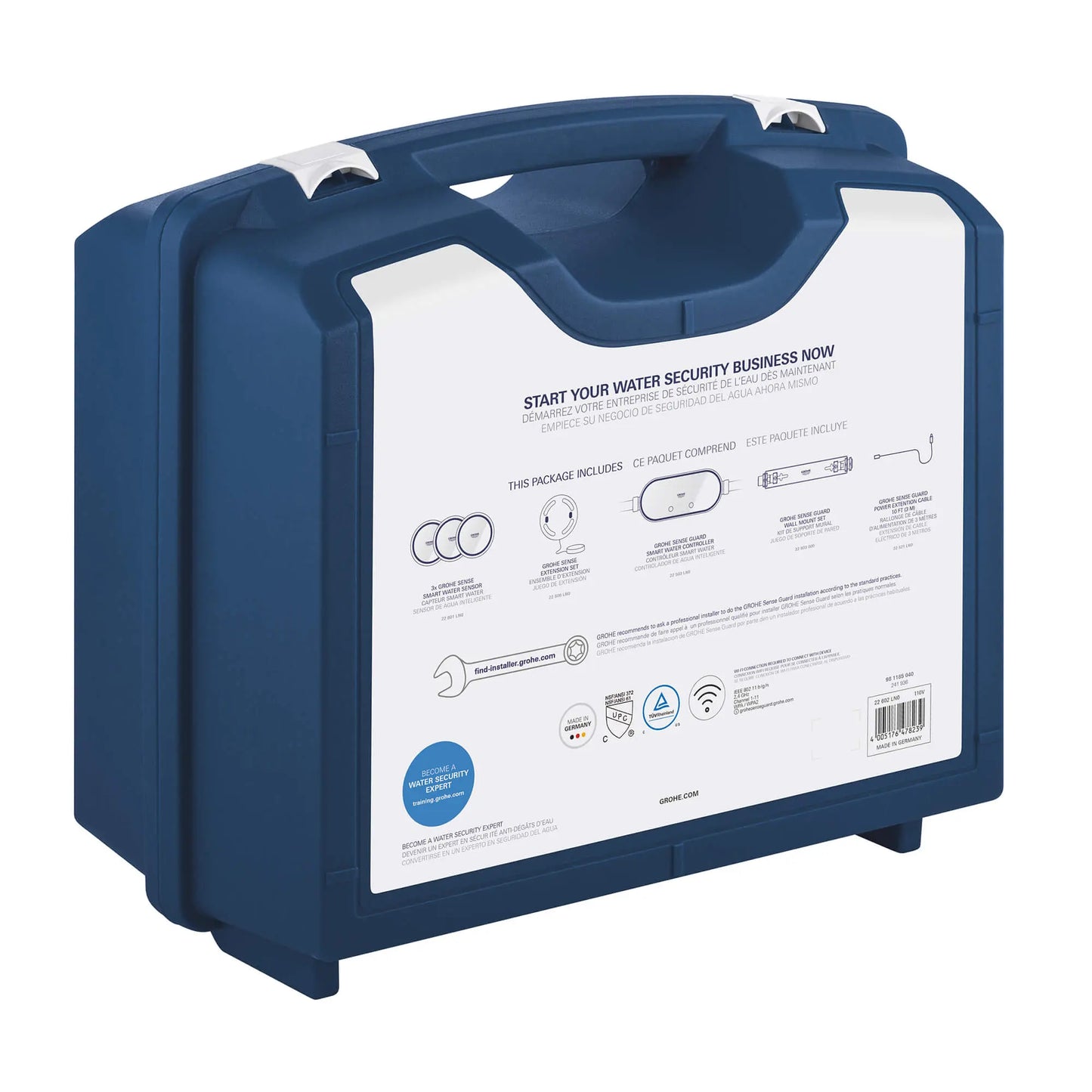 GROHE 22602LN0 Sense Water Security Kit - Sense Guard White