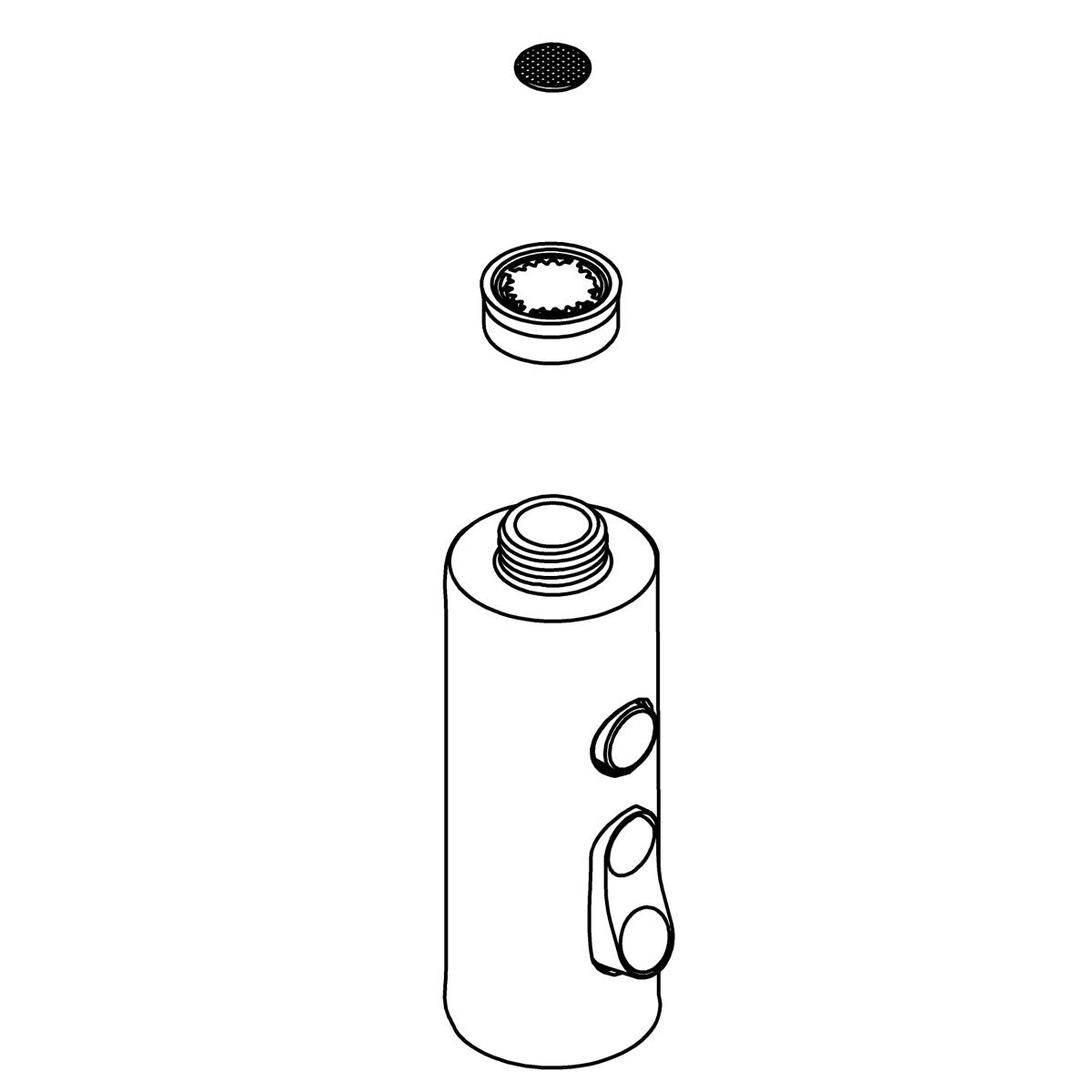KOHLER Assembly, Spray - Matte Black, K-1339323-BL